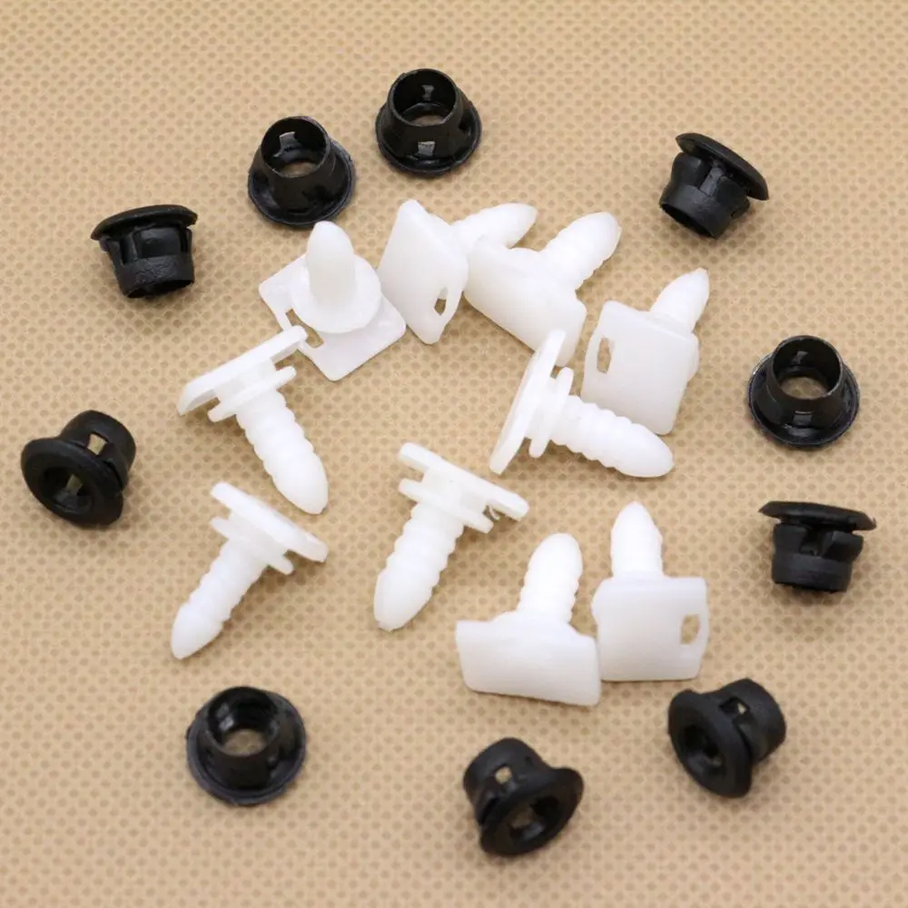 

10pcs For VW Golf Jetta MK2 Corrado 191853577A Door Moulding Clips & Grommet Set