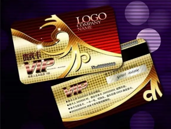 Wholesale Custom Personality Mall VIP Card PVC Magnetic Stripe Card Free Design Business Card