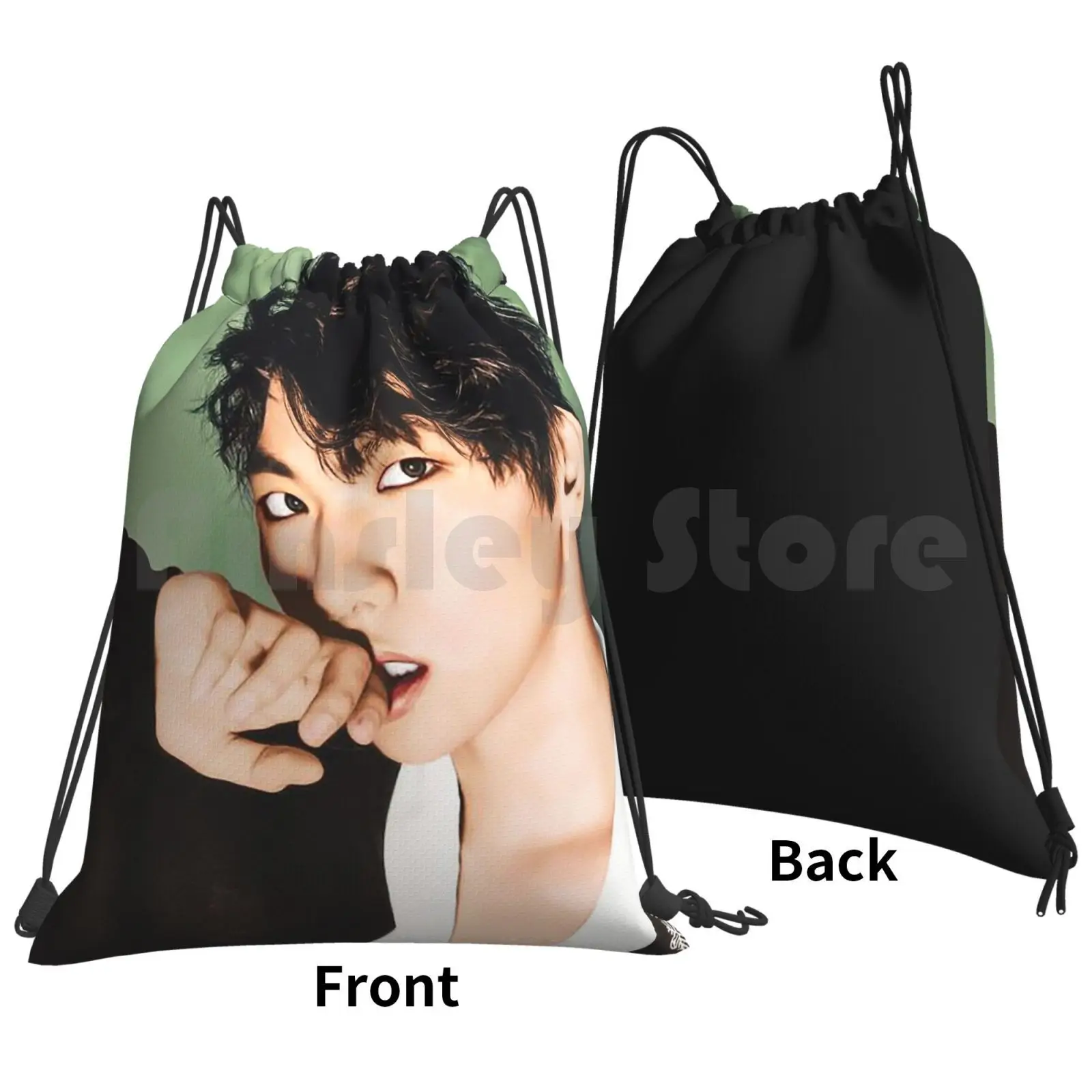 Baekhyun Backpack Drawstring Bag Riding Climbing Gym Bag Exodus Planet Exact Kpop Boybands Kpop Boy Bands For Life Coming