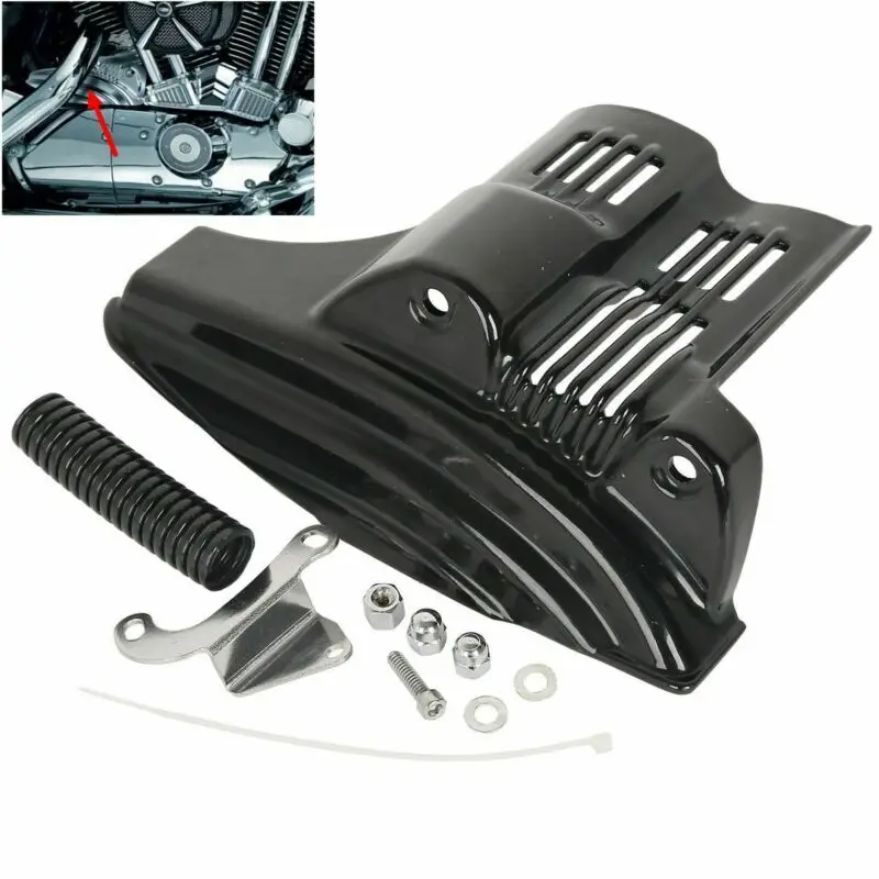 Motorcycle Starter Cover For Harley 7783 Sportster XL 883 1200 Models XL883N XL1200N 2004-2018 Chrome Black