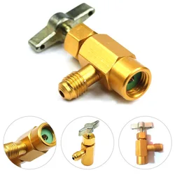 Refill Adapter R134A Car Air conditioning A/C Refrigerant Can Tap Valve Bottle Opener Adapter