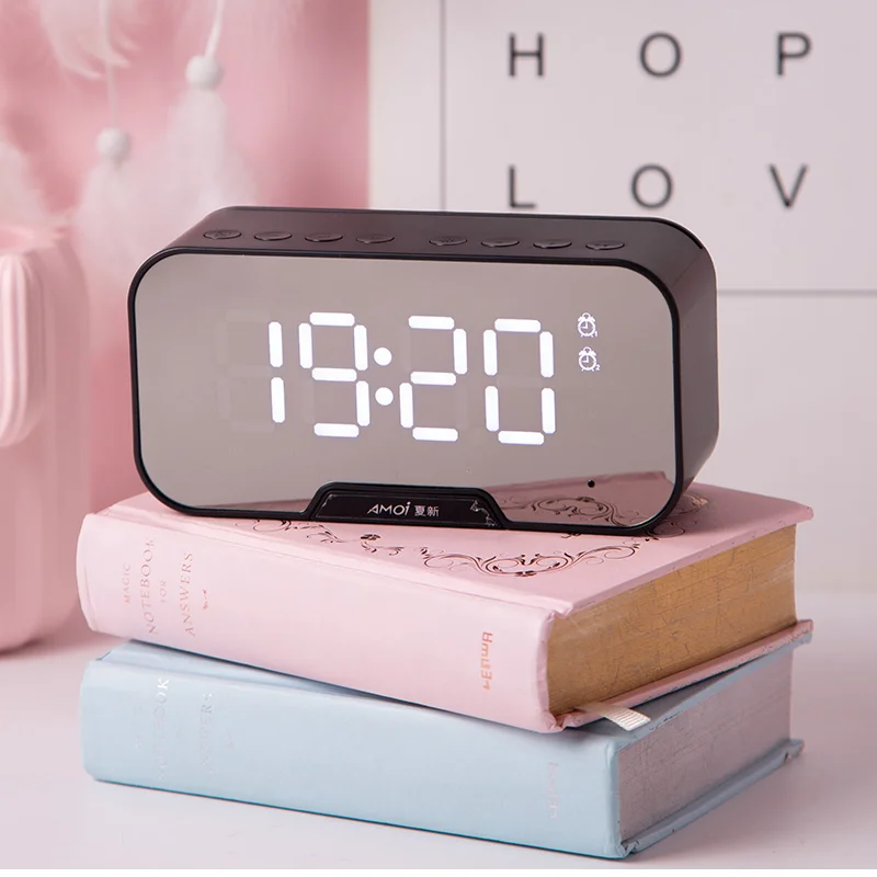 

GY будильник Студенческая только умная девушка милые электронные часы Рабочий стол Сильный Пробуждение