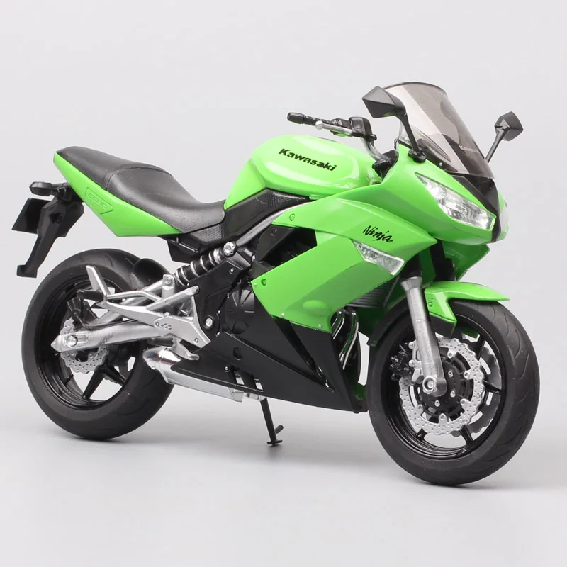 1/10 Welly Scale Kawasaki Ninja 650R ER-6f EХ-6 Motorcycle Model Diecast Vehicles Sport Touring Racing Bike Toys Thumbnails Kids