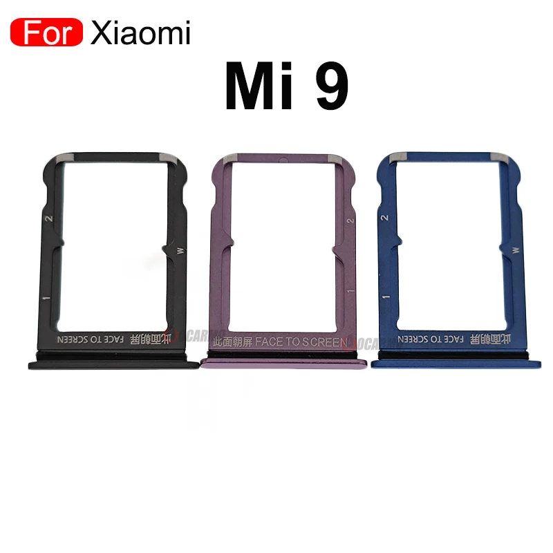 1 Uds bandeja de ranura para tarjeta Sim Xiaomi 9 9SE Lite Mi9 piezas de repuesto