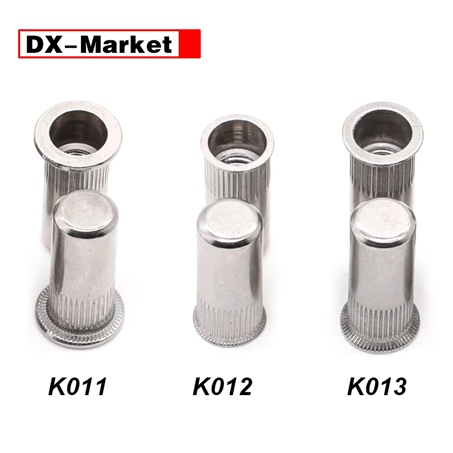 

Small Head Blind Rivet Nut, 304/316 Stainless Steel Round Body Rivet Nuts ,K012