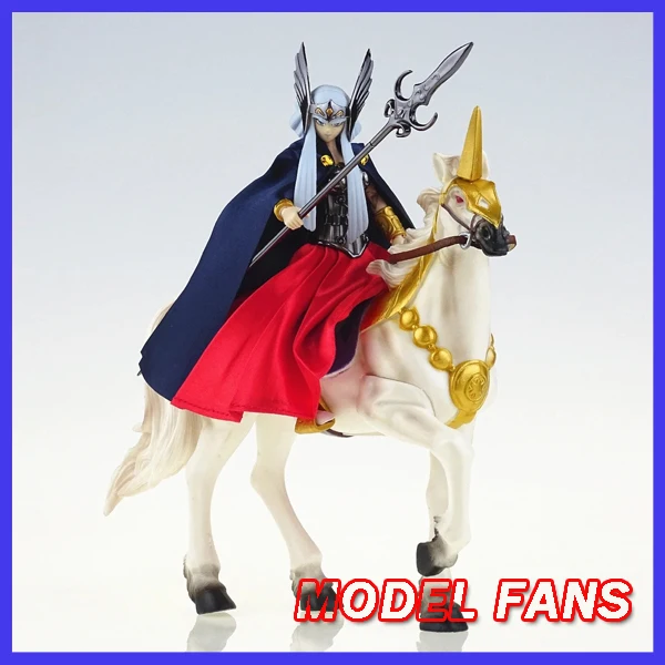 

MODEL FANS IN-STOCK J MODEL Saint Seiya Cloth Myth Polaris Hilda Hiruda 2 dress 2 body with horse action figure toy gift