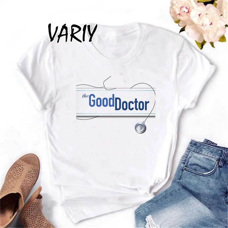 Funny TV The Good Doctor Graphic T Shirts Print Female aesthetic T-Shirt Women Harajuku Streetwear Summer Tops dropshipping