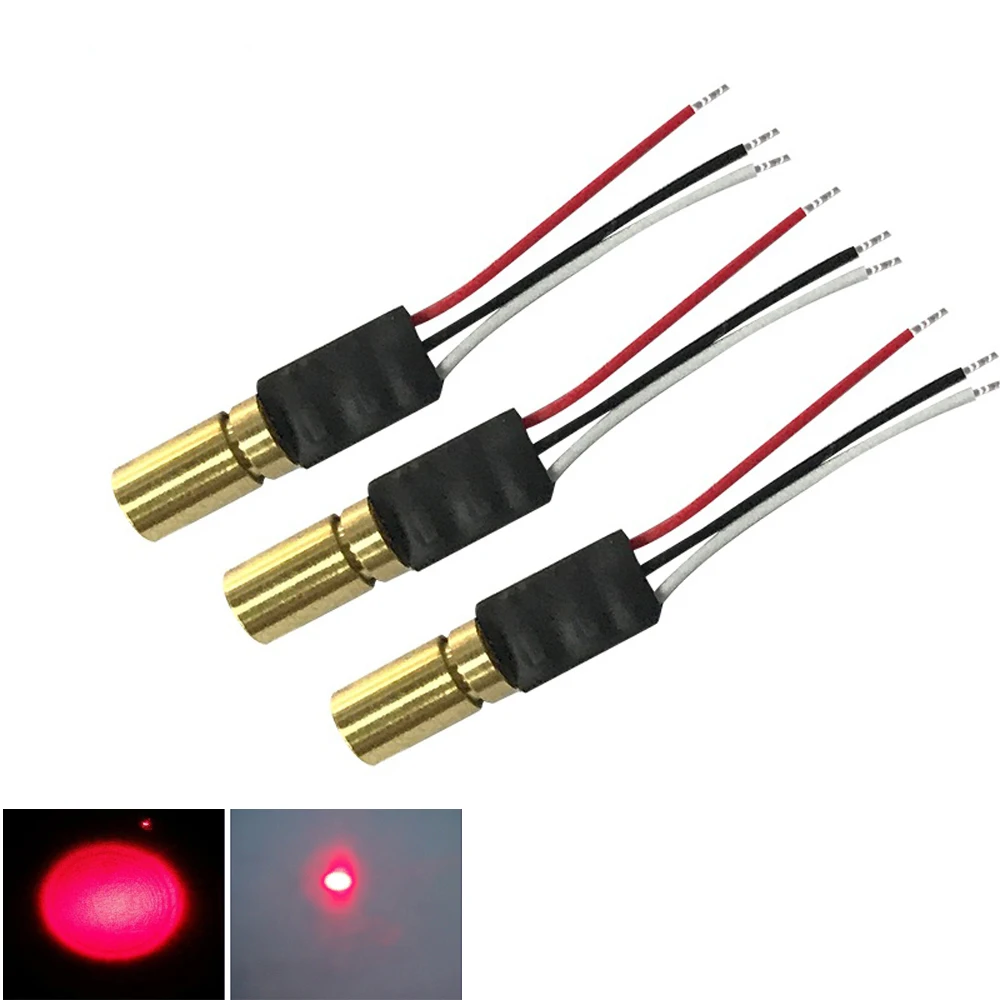 650nm 5mW Red Dot Laser Module Emitting Diode TTL Frequency Modulation 50KHZ