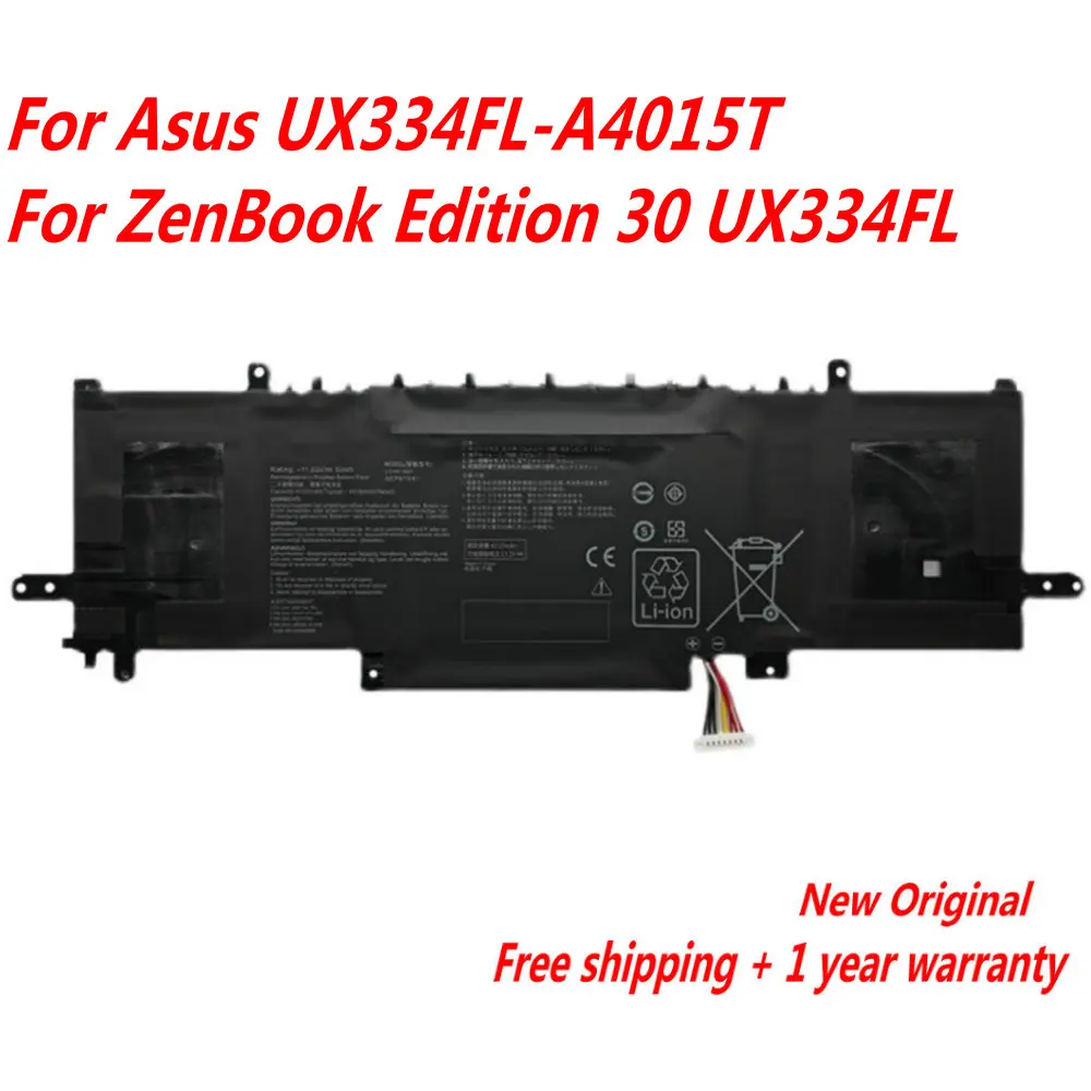 

NEW C31N1841 Laptop Battery For Asus ZenBook Edition 30 UX434DA UX334FL UX463FA UX463FL UX434FA 0B200-03420200