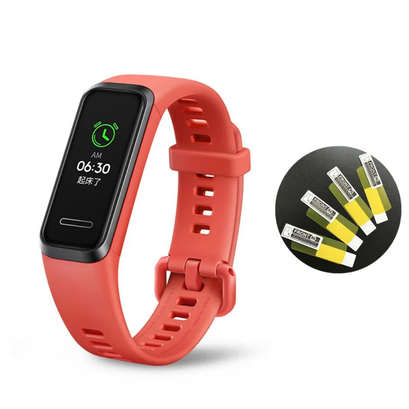 5 قطعة لينة بولي TPU واضح Smartband واقية فيلم الحرس لهواوي باند 4 ساعة ذكية Band4 معصمه غطاء حامي الشاشة الكاملة