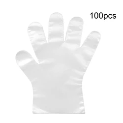 100 Pcs/bag Cleaning Gloves for Kids Disposable Gloves PE Disposable Food Gloves Sanitary Glove for Restaurant School