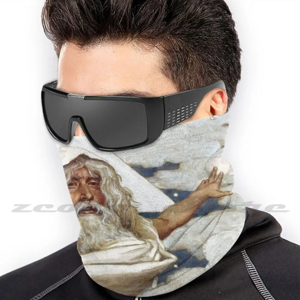 James Jacques Joseph - God Creating The World 1900 Washable Trending Customized Pm2.5 Filter Mask God Creation World Spooky