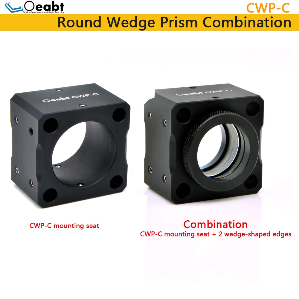 CWP-C Tròn Nêm Lăng Kính Gắn Kết Hợp Nêm Ống Kính Góc Giá Đỡ Nêm Góc Lăng Kính Gắn Chùm Tia Điều Khiển Cho Quang Thí Nghiệm