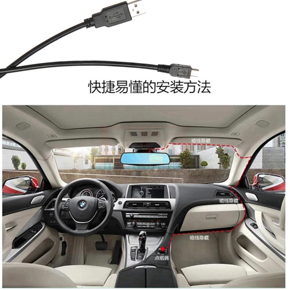 1PC Data Charging Cable Cord Adapter USB 2.0 A Male to Mini 5 Pin B Best Black length 0.3-5M Data Cables usb extension cable