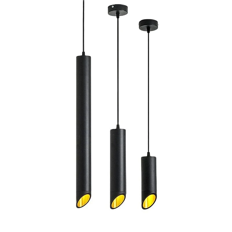 Cilindro Dimmable LED Luzes Pingente, Lâmpadas De Tubo Longo, Cozinha, Sala De Jantar, Loja, Bar, Cordão Decoração, Lâmpada De Fundo