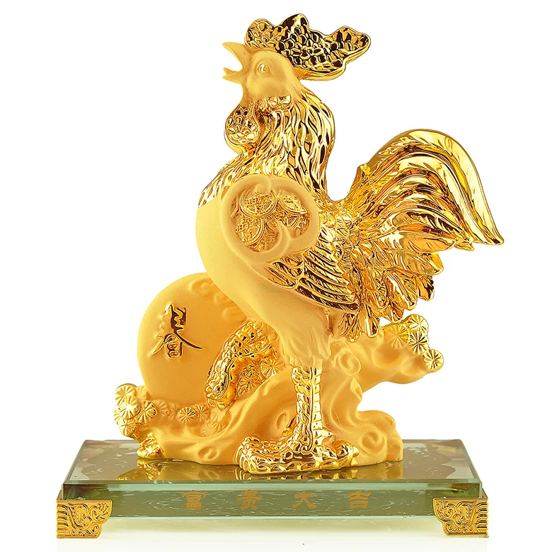 

SAND GOLD TO ATTRACT MONEY ZODIAC DECORATION GOLDEN RESIN DOG PIG CRAFTWORK HORSE SHEEP ROOSTER MONKEY STATUE HOME