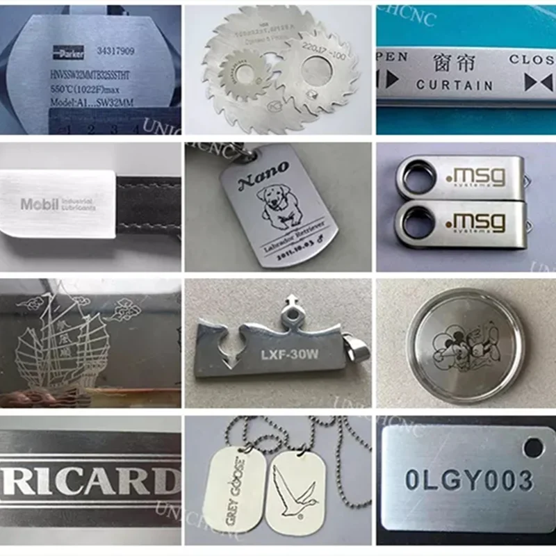 

Fiber Metal Laser Mobile Phone Shell Marking Machine Silver Pendant Jewelry Bearing Aluminum Iron Steel Copper Engraving Machine