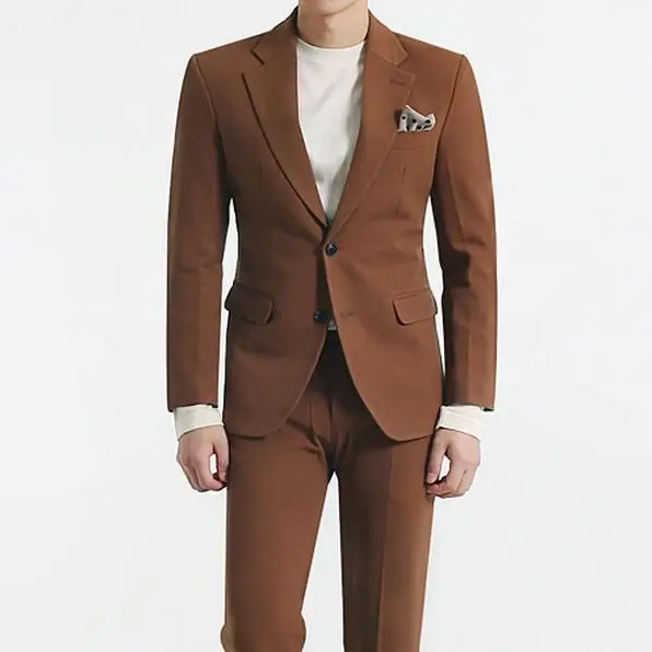 

Handsome Men Work Business Suits Wedding Party Prom Coat Trousers Set (Jacket+Pants+Bow Tie) NO:401