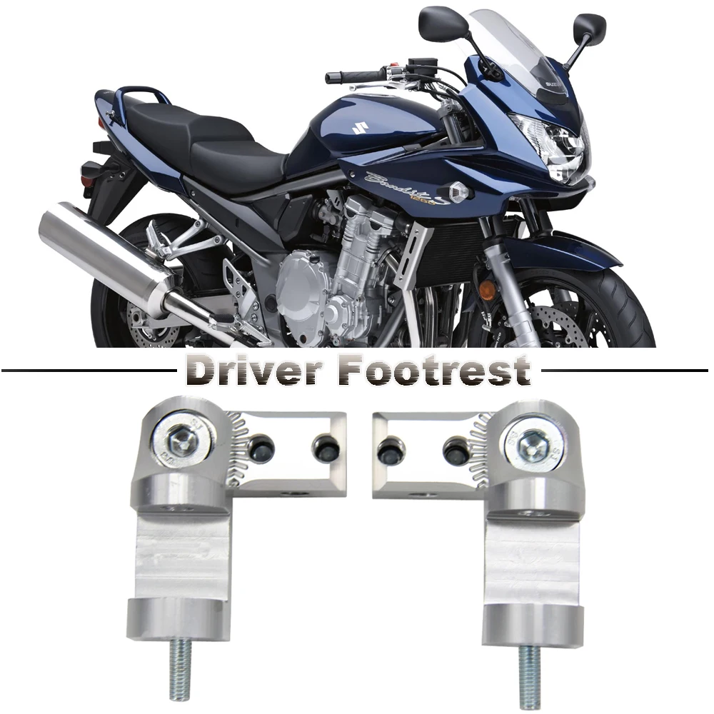 NEW Motorcycle Foot Peg Passenger Footpeg Lowering Kit For Suzuki Bandit 1250SA 2008