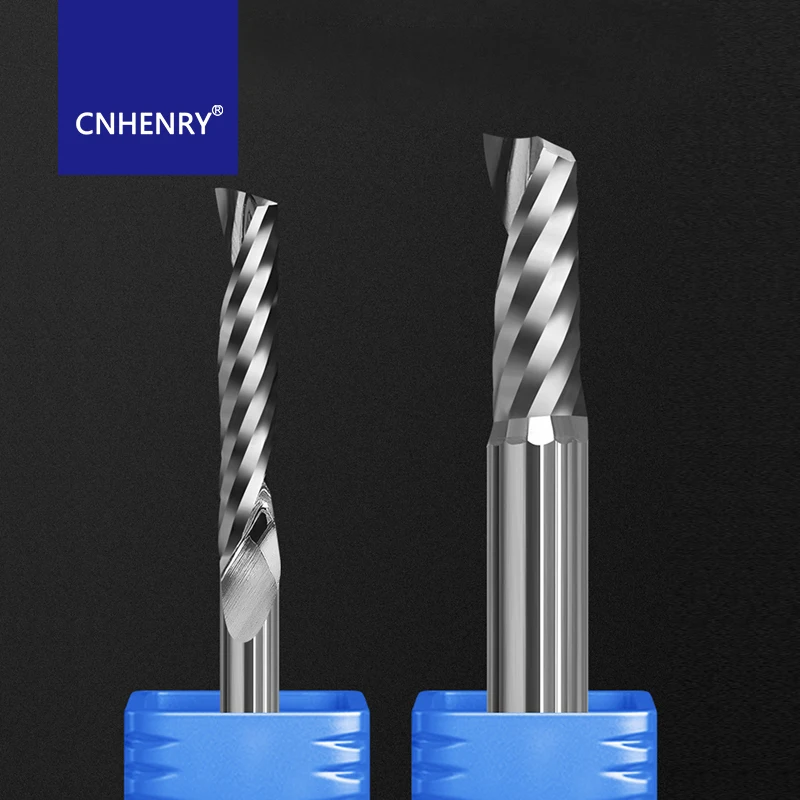 1 st Enkele Fluit Spiraal Cutter Router Bit 3.175 CNC Frees Gereedschap Machine Accessoires Voor Acryl Carbide Frees