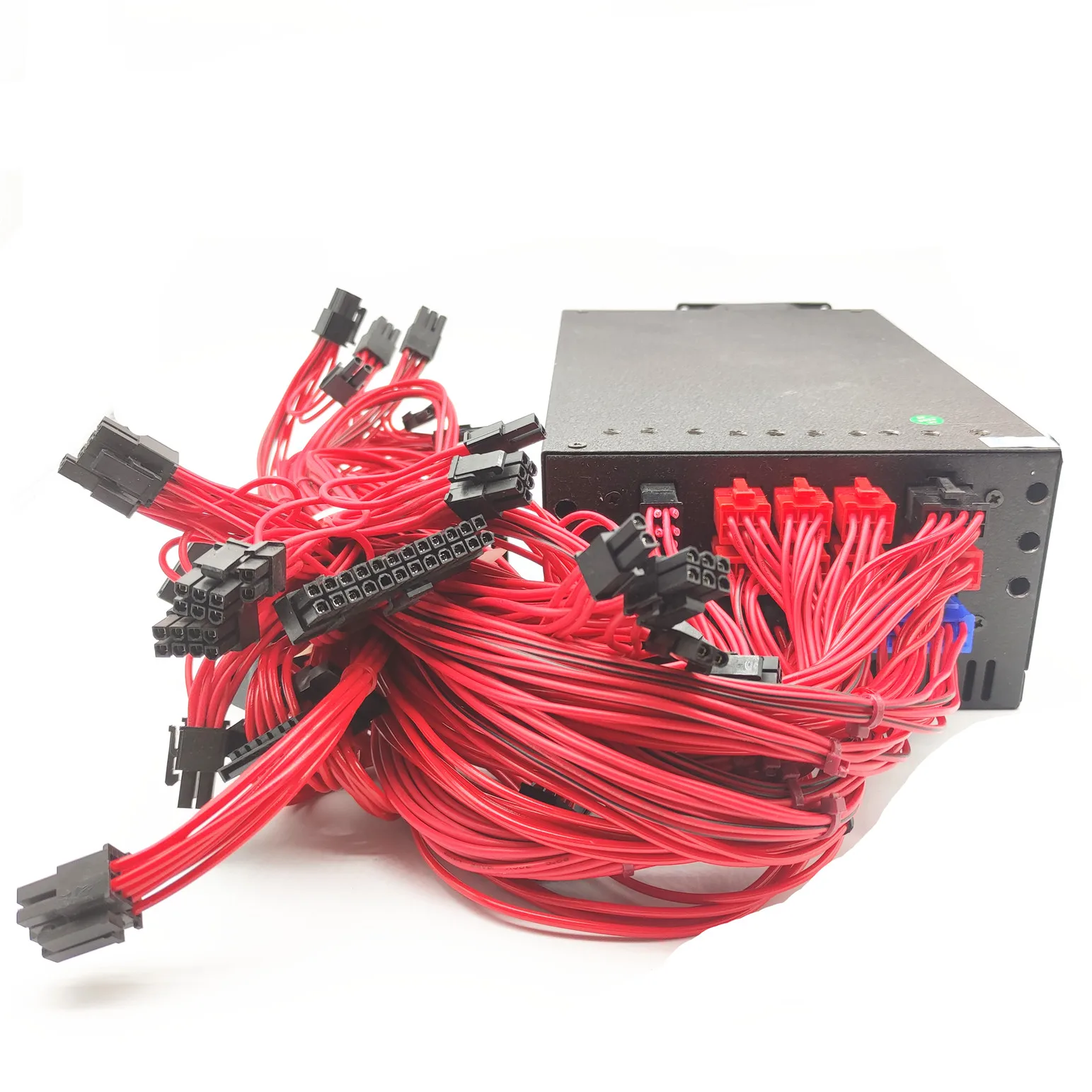 Full Modular 2000W PSU For Mining 110 220V ATX Power supply bitcoin for pc computer power Source RX580 rx570 RX470 Support 9 GPU