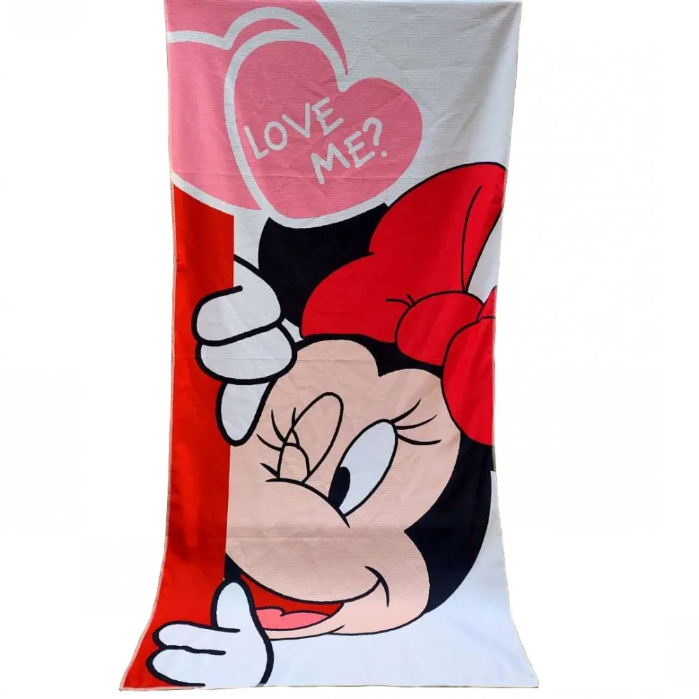 

2024 Disney Mickey Minnie Mouse Party Princess Sofia Baby Girls Swimming Bath/Beach Towel Soft Washcloth 70x140cm Children Gift