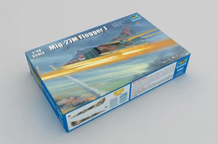 

Trumpeter Model Kit 05803 1/48 Scale Russian Mig-27M Flogger J Fighter Model Aircraft