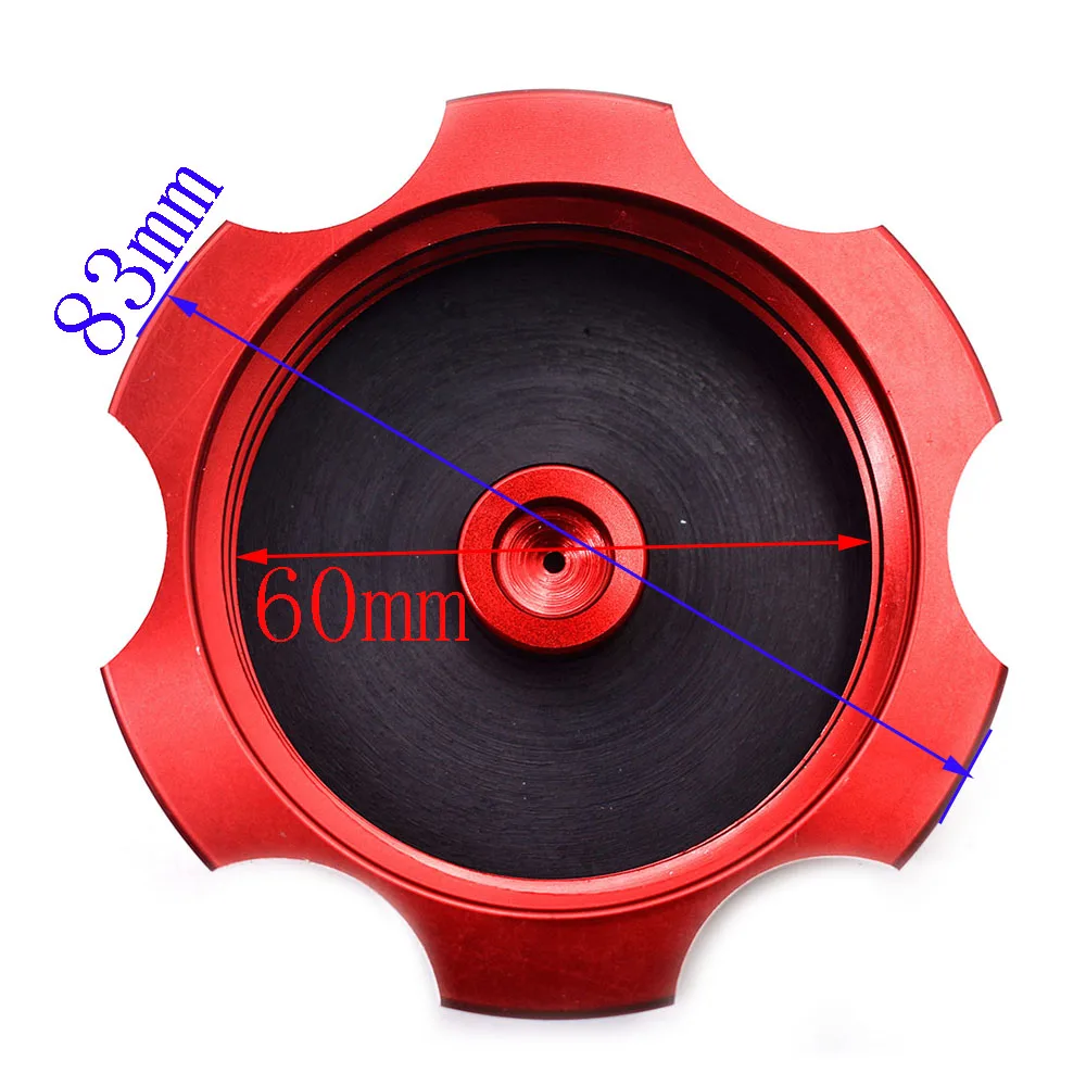 Billet Aluminum Gas Fuel Petrol Tank Cap Cover XR CRF CRF250R CRF250X CRF450R CRF450X XR250 XR650 XR600 XR400 Motorcycle Red