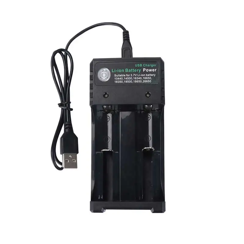 18650 Battery Charger 1 2 4 Slots AC 110V 220V For 18650 10440 14500 16340 16650 14650 3.7V Rechargeable Lithium Battery Charger