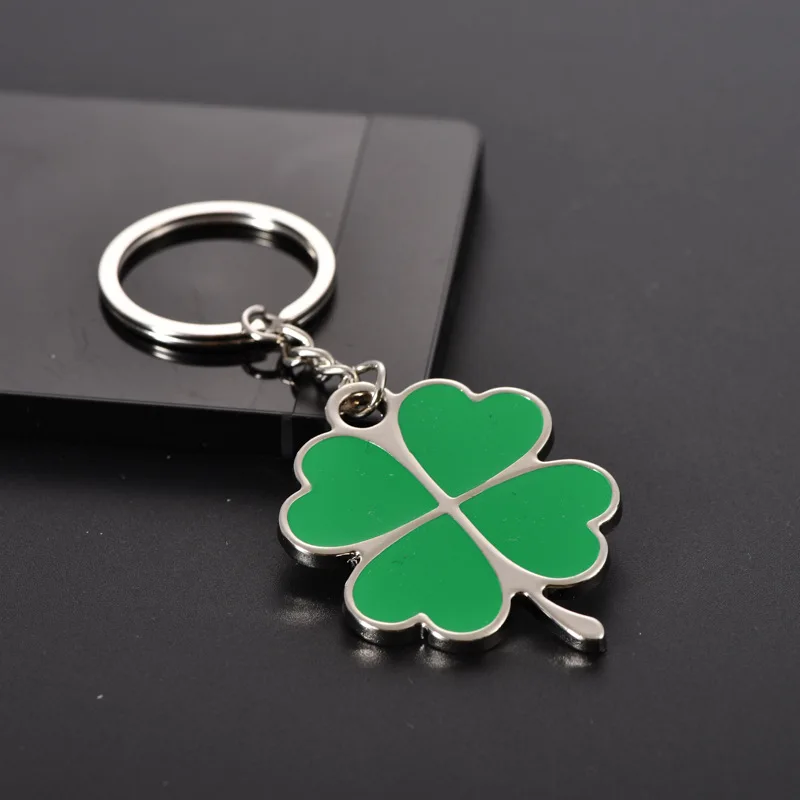 Metal Four-leaf Clover Key Chain Creative Key Ring For Alfa Romeo Giulia Stelvio Mito