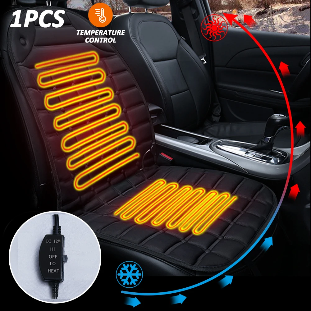 

Warmer 12V Heating Seat Car Heated Seat Cover Cushion Auto Seat Pad Cover Warmer Heated Seat Perfect Cold Weather