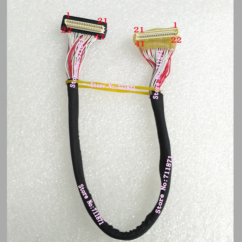 1.0 الملعب 41Pin ذكر أنثى DF9 تمديد وصلة كابل 41P إلى 41Pin TTL 41S DF9 ذكر أنثى تمديد الحبل ذكر إلى أنثى 41P DF9