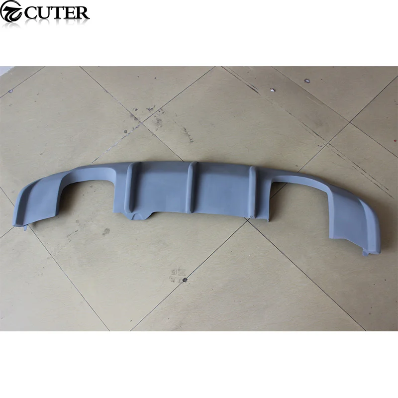 A1 Hatchback Frp Rear Bumper Lip Diffuser Four Out for Audi A1 Standard r Style 11-14