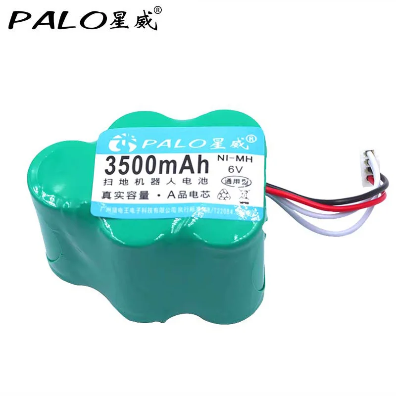 PALO 6V ni-mh 3500mAh rechargeable battery For ecovacs LP43SC suitable for cod RB001 CEN630 TBD71 robot vacuum cleaner