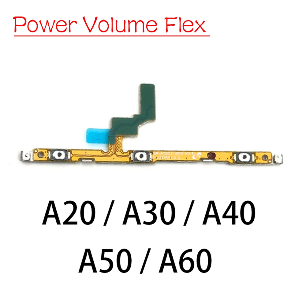 20Pcs , Volume Button Power Switch On Off Flex For Samsung A01 A11 A20 A30 A40 A50 A70 A10S A20S A21S A30S A51 A21 A41 A50S A9