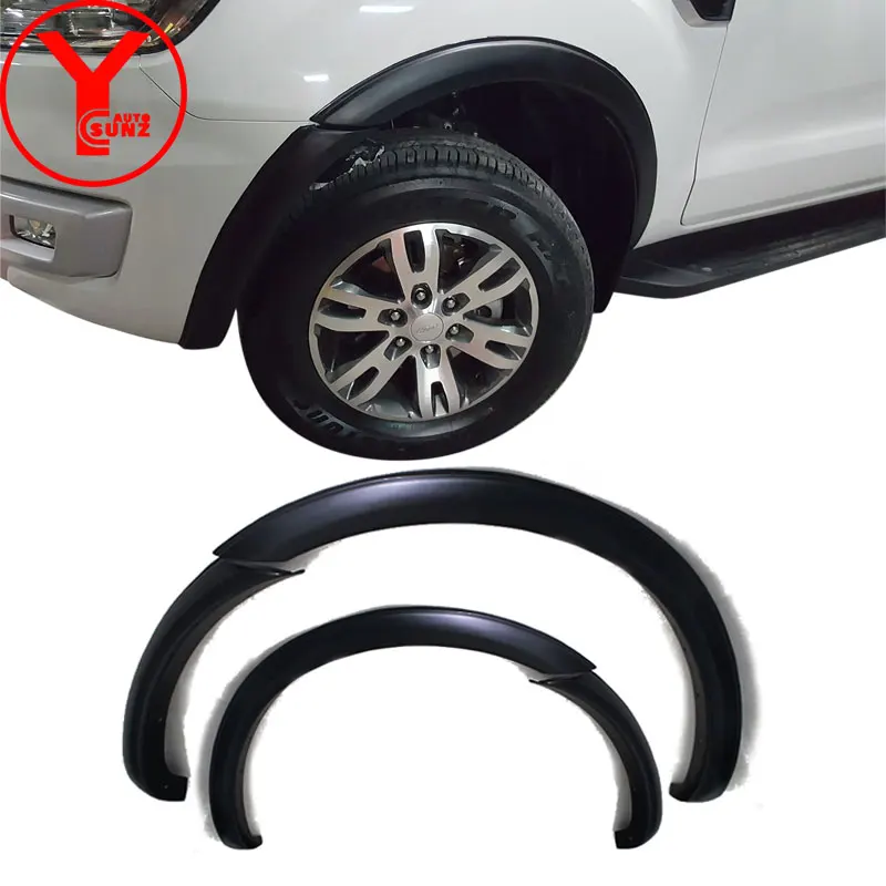 

Matte Black Fender Flares For Car Styling Mudguard Mud Guard For Ford Everest Endeavour 2016 2017 2018 2019 Wheel Arch YCSUNZ