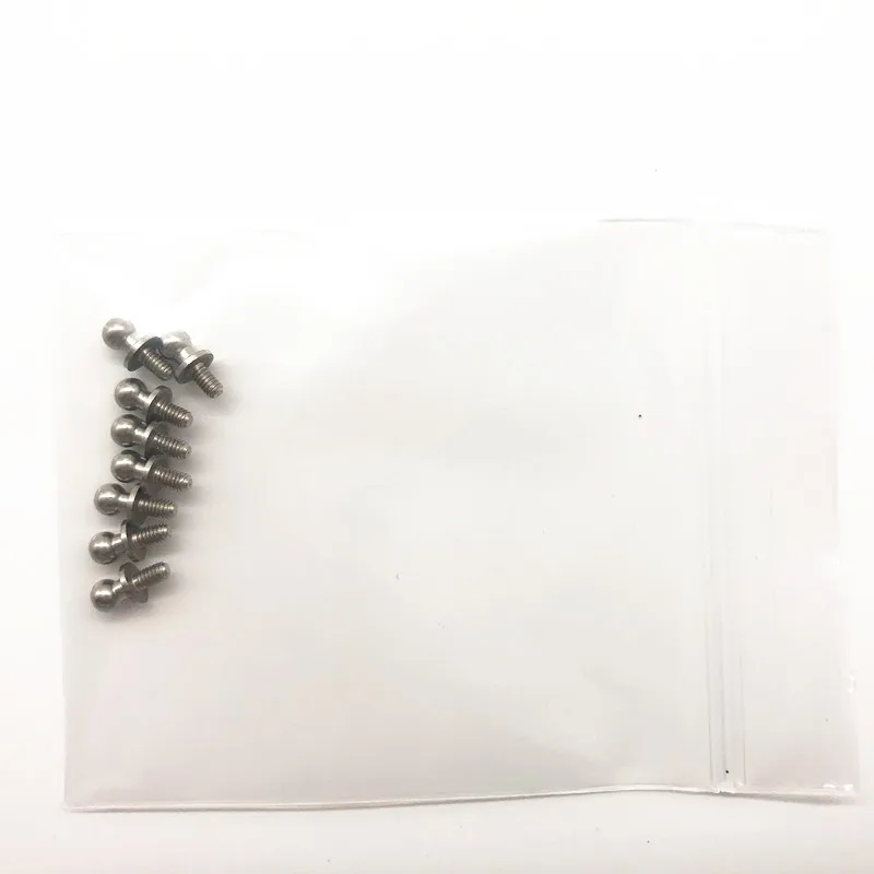 8 sztuk 3.5mm metalowe śruby z łbem sześciokątnym do Mini 1/28 Wltoys części zamienne uniwersalne