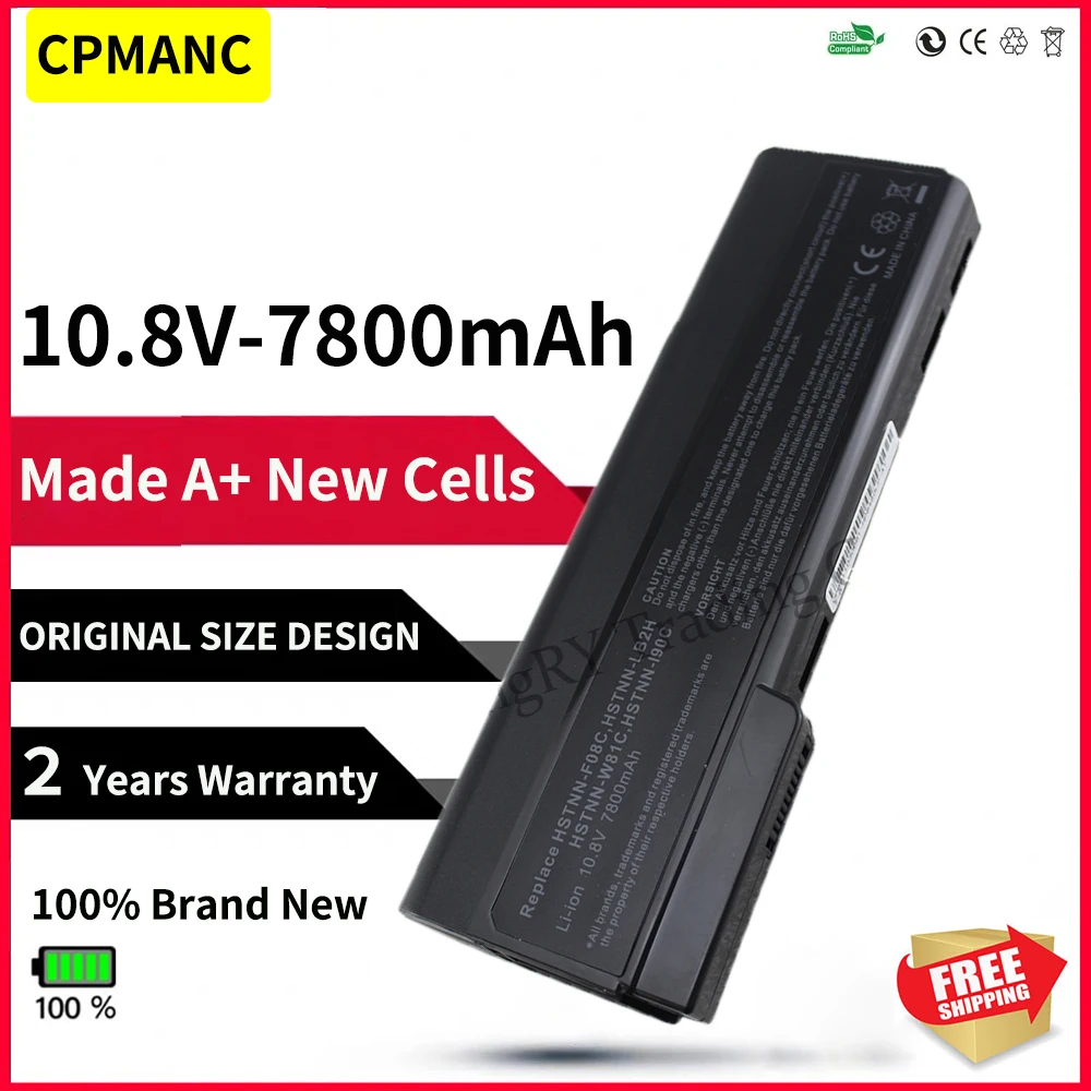 CPMANC 9Cells Battery for HP EliteBook 8460p 8460w 8470p 8470w 8560p 8570p FOR ProBook 6360b 6460b 6465b 6470b 6475b 6560b 6565b