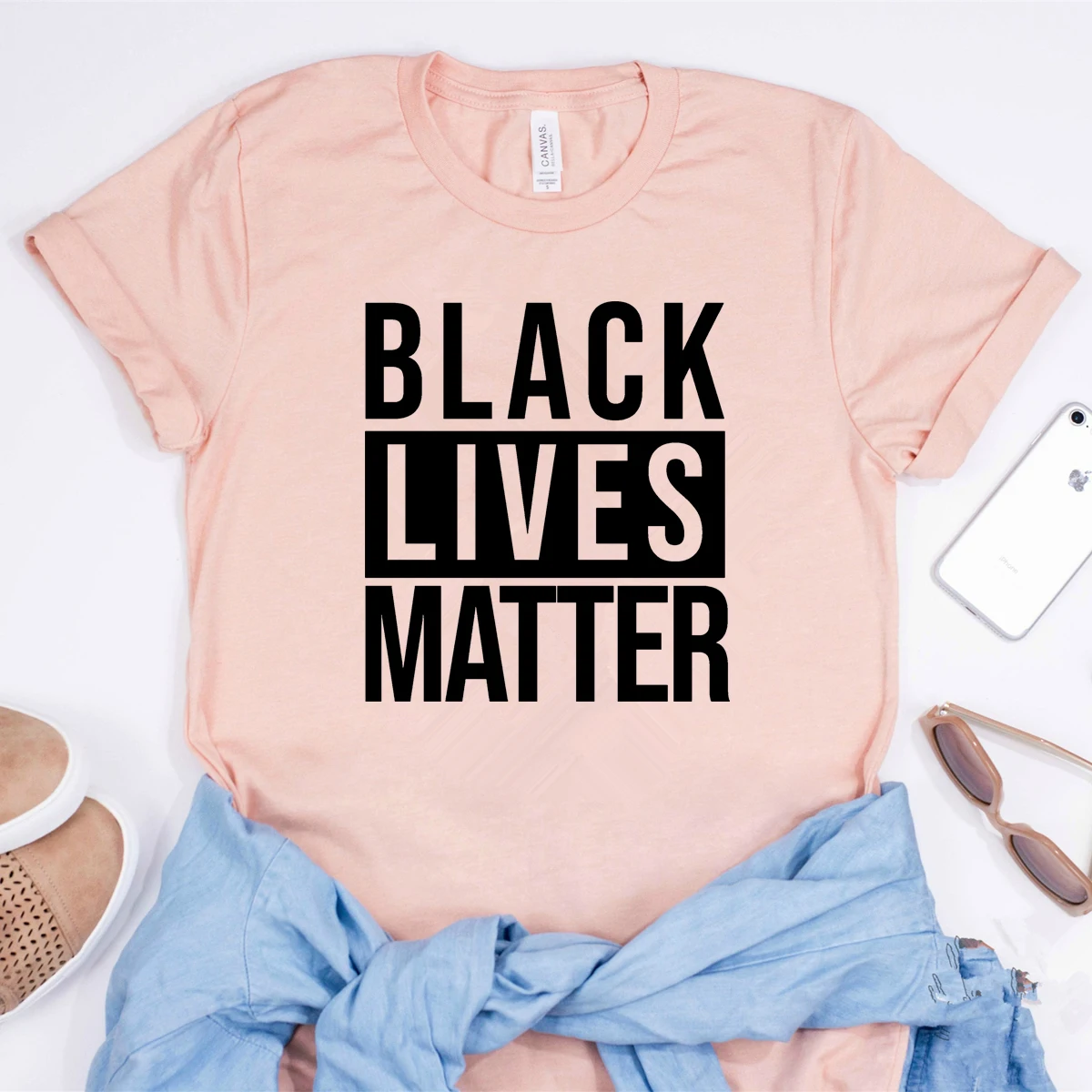 Black Lives Matter Shirt Unsex BLM T-Shirt George Floyd Protest Shirts Civil Rights Black History Tee Cool Slogan Tops