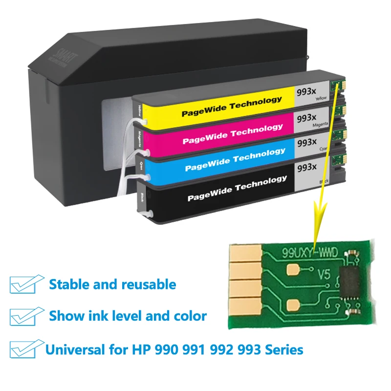 Para HP 99U 990 991 992 993 ARC Chip para HP pageancha Pro 777z 777zs 772dw 772dn 750dw 750dn Color MFP 774dn 774dns 775dn 779dn