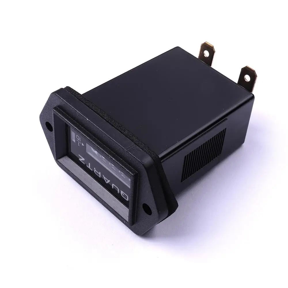 1Pcs DC 12V to 36V Truck Tractor Diesel Outboard Engine Hour Meter Rectangular timer 99999.9hour Range