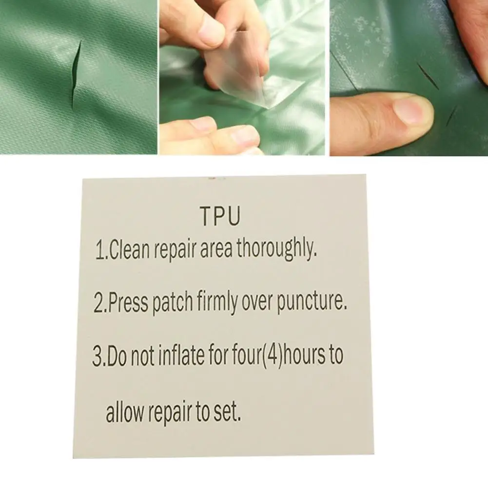 10pcs Swimming Float Repair Kit Puncture Repair Patch Glue Adhesive for Inflatable Toy Pool Float Air Bed Dinghies Dropshipping