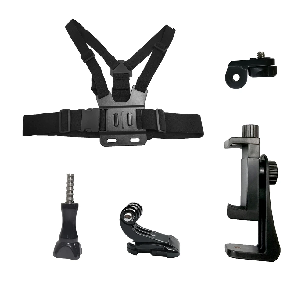 Universal Cell Phone Chest Mount Harness Strap Holder Mobile Phone Clip for Smartphone Video Outdoor Shoot