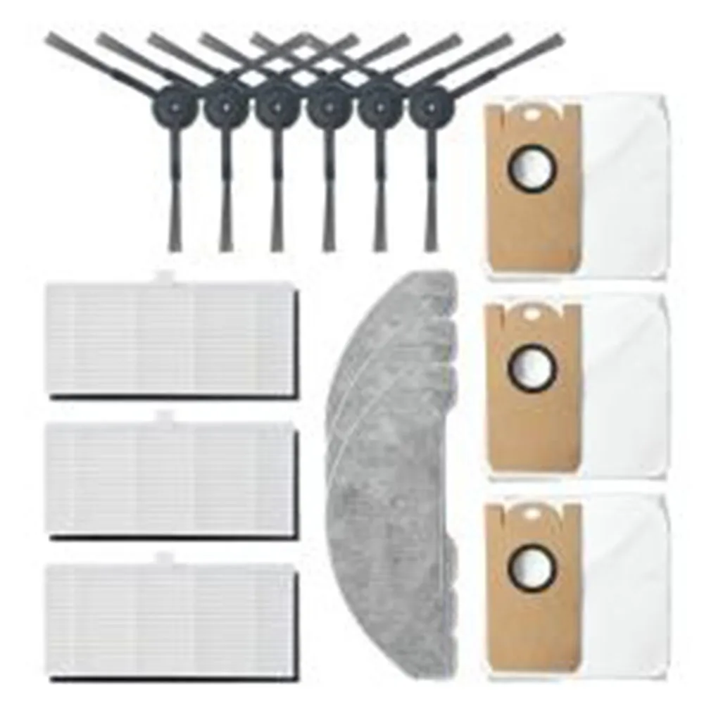 Sikat Gulung Utama Filter Sikat Samping Tas Debu Kain untuk Aksesori Pembersih Vakum Viomi S9