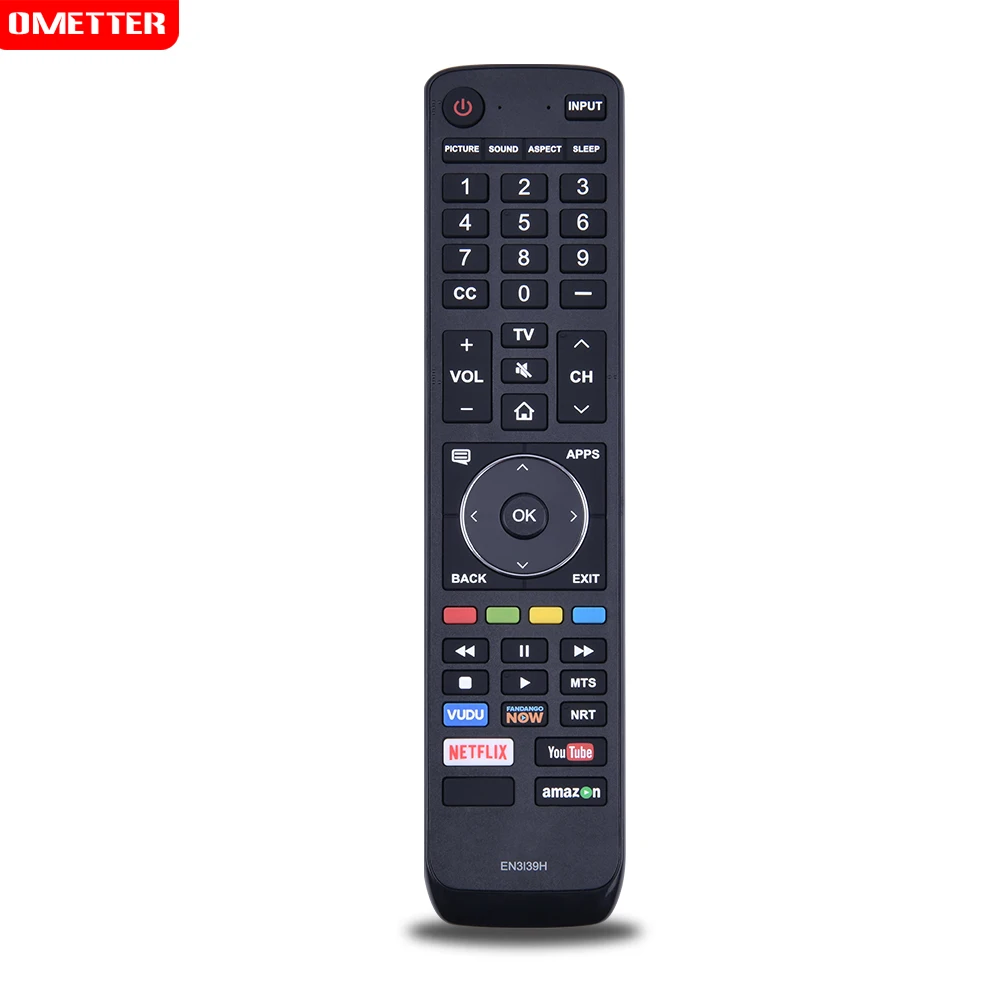 New EN3I39H Remote Control Replaced for HISENSE 55H9050E 65H9030E 55H9070E 65H9040E 55H9DPLUS 55H9EPLUS 65H6080E 55H9020E