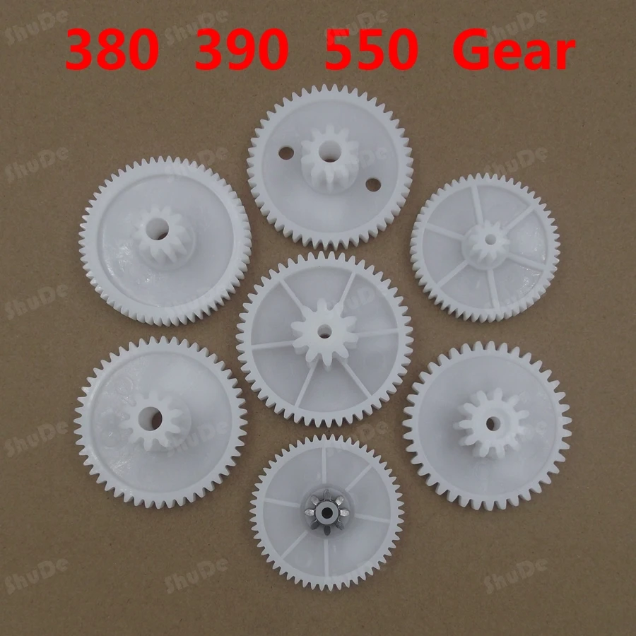 RS380 RS550 motor  gear box plastic gear for electric motor plastic gears for toys 2pcs