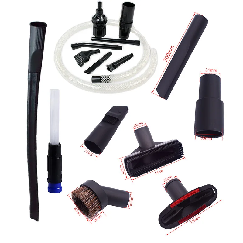 32mm 35mm Vacuum Cleaner Brush Nozzle Home Dusting Crevice Stair Tool Kit Dust Daddy Micro Tool Brush Pipe