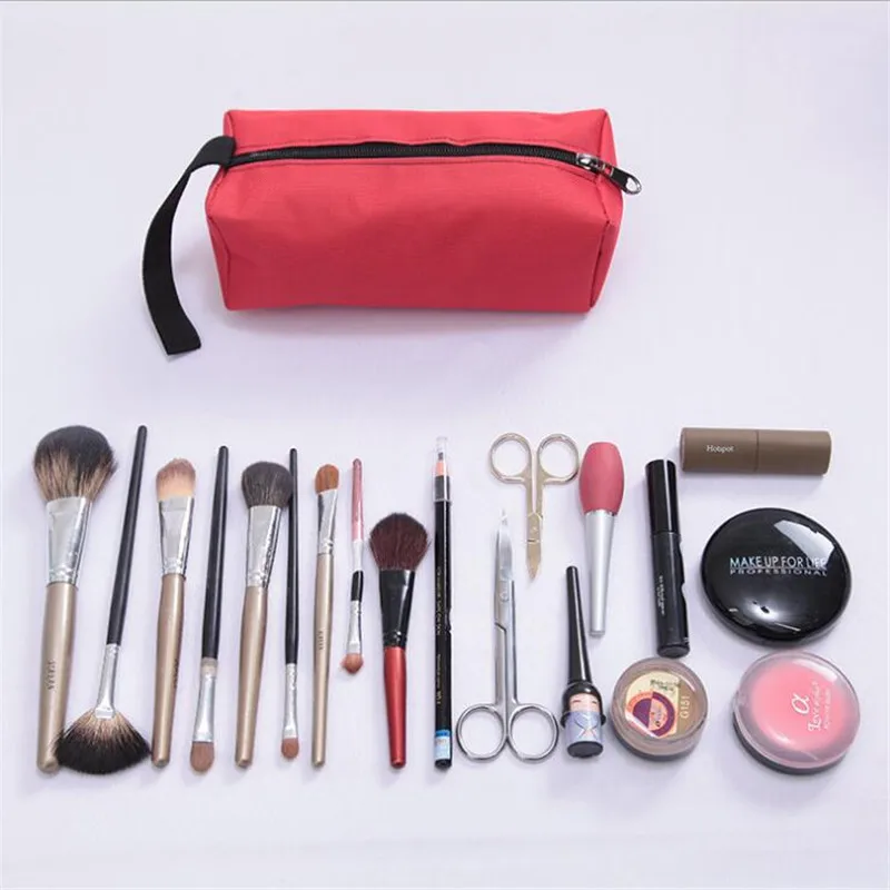 

Multifunction Travel Cosmetic Bag Women Makeup Bags Toiletries Organizer Solid Color Female Storage Make Up Case Necessaries