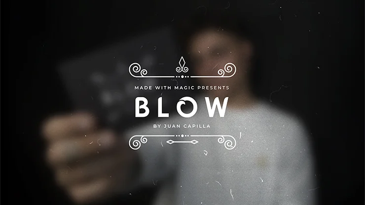 Made with Magic Presents BLOW (Gimmick and Online Instructions) By Juan Capilla Card Magic Tricks Illusions Close up Magic Prop