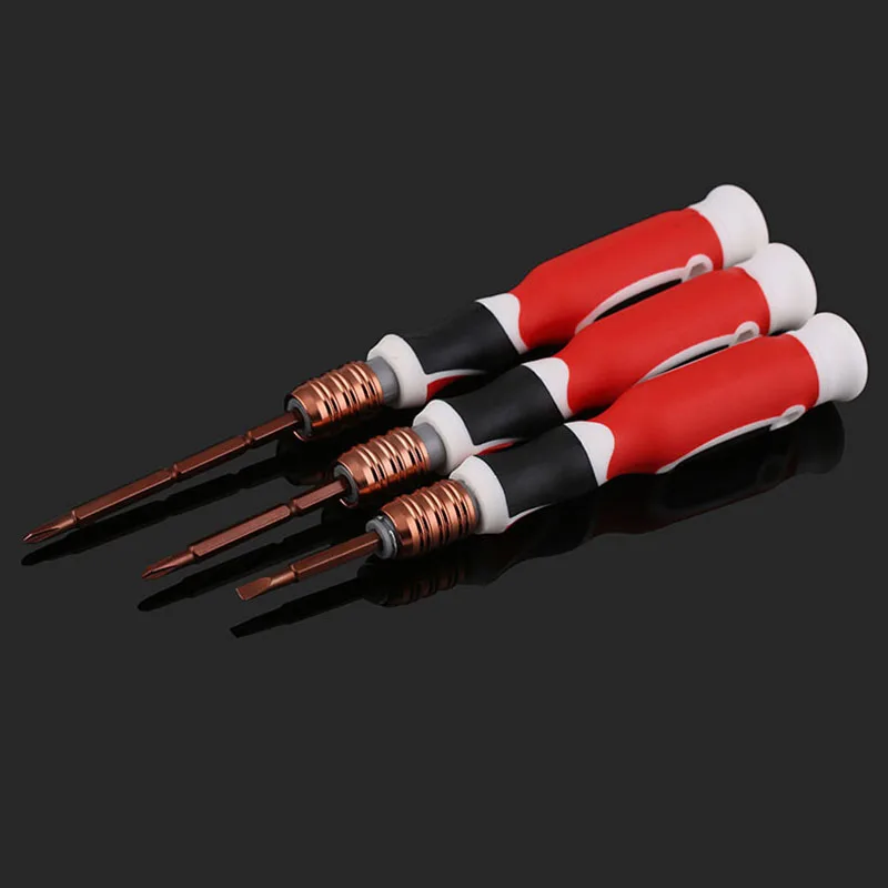 Screwdriver Super Hard S2 Steel Strong Magnet Cross Straight Screwdriver 3MM